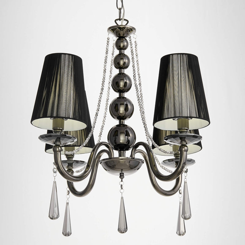 Lumina Deco Fabione 4L chandelier E14, D 58cm