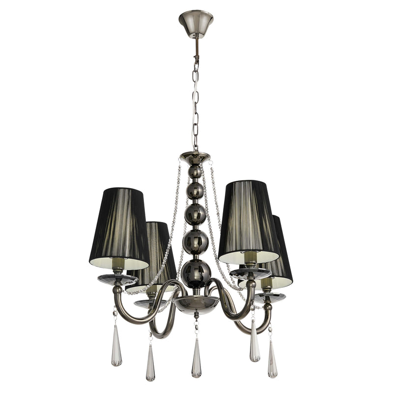 Lumina Deco Fabione 4L chandelier E14, D 58cm