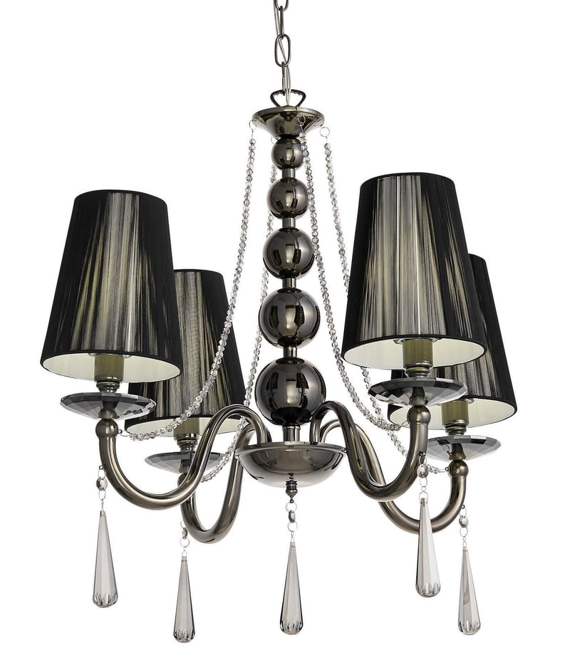 Lumina Deco Fabione 4L chandelier E14, D 58cm