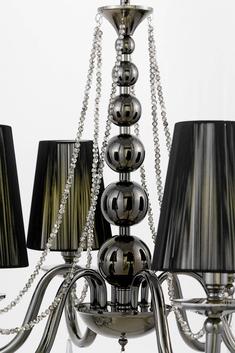 Lumina Deco Fabione 6L chandelier E14, D 70cm