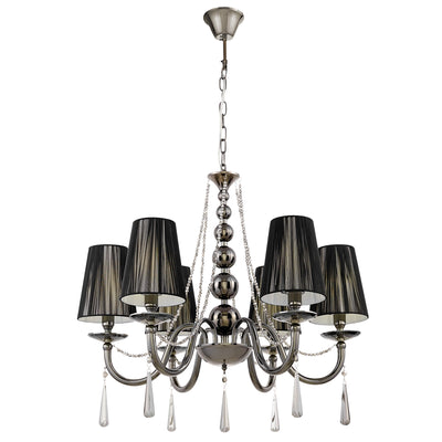 Lumina Deco Fabione 6L chandelier E14, D 70cm