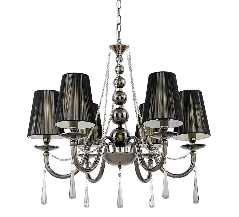 Lumina Deco Fabione 6L chandelier E14, D 70cm