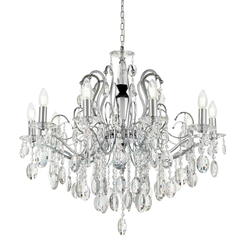 Lumina Deco 10L chandelier E14, D 80cm