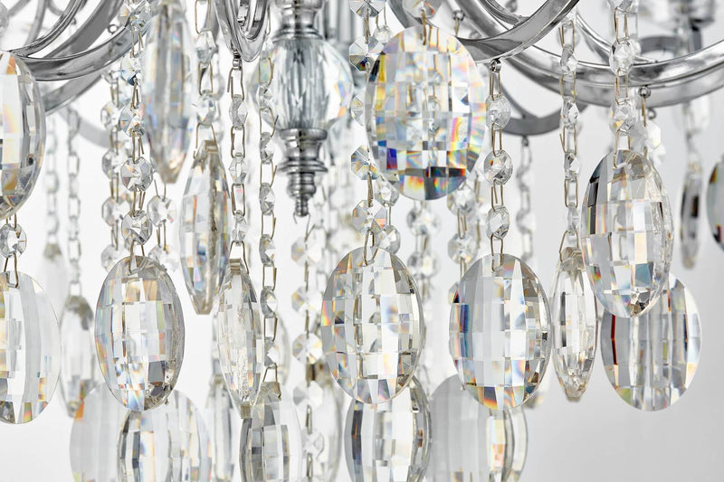 Lumina Deco 10L chandelier E14, D 80cm