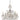 Lumina Deco Daniella 6L chandelier E14, D 56cm