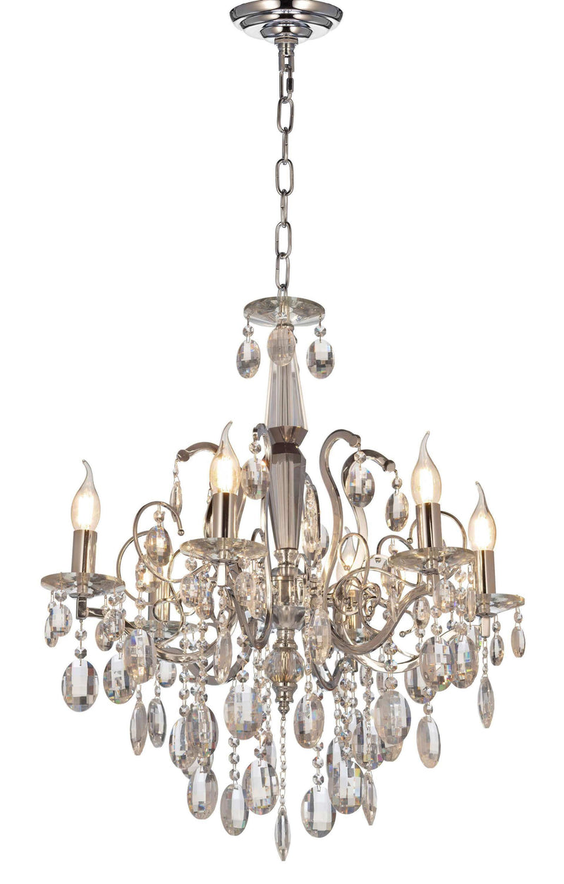 Lumina Deco Daniella 6L chandelier E14, D 56cm