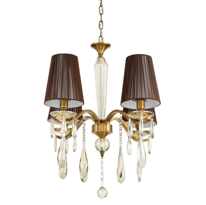 Lumina Deco Alessia 4L chandelier E27, D 50cm