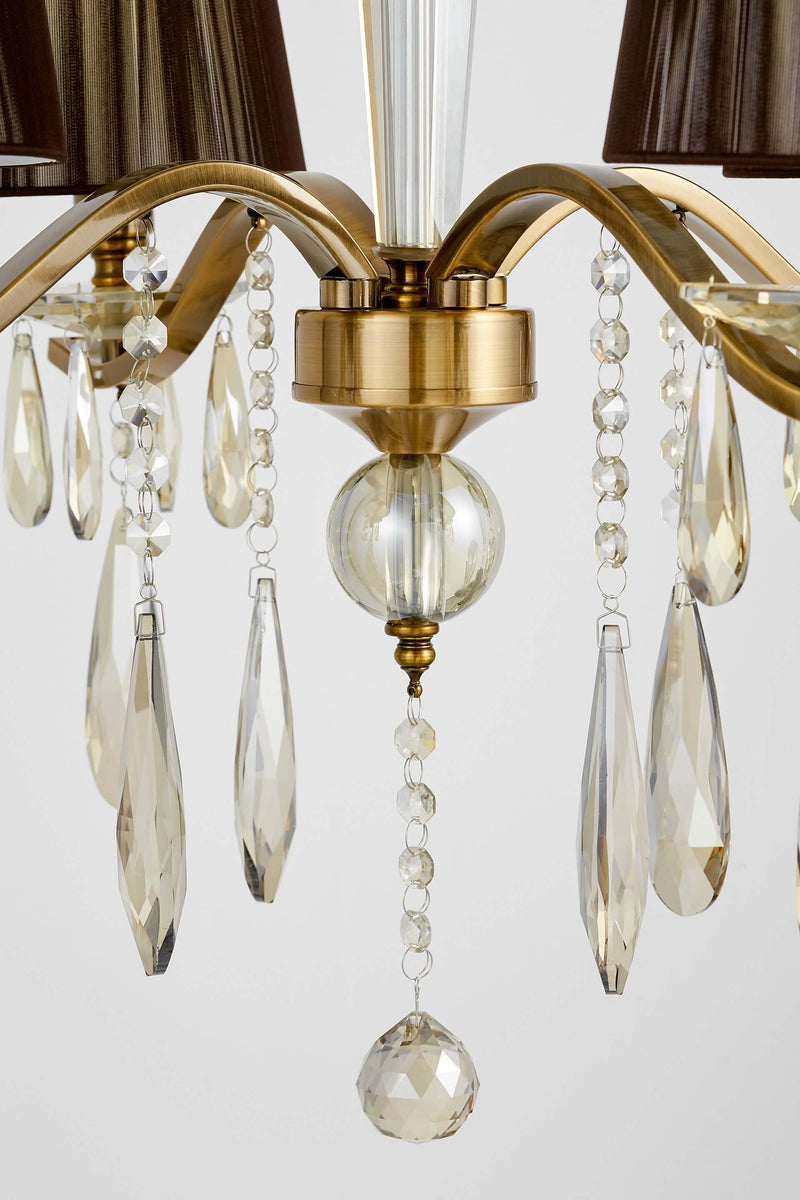 Lumina Deco Alessia 4L chandelier E27, D 50cm