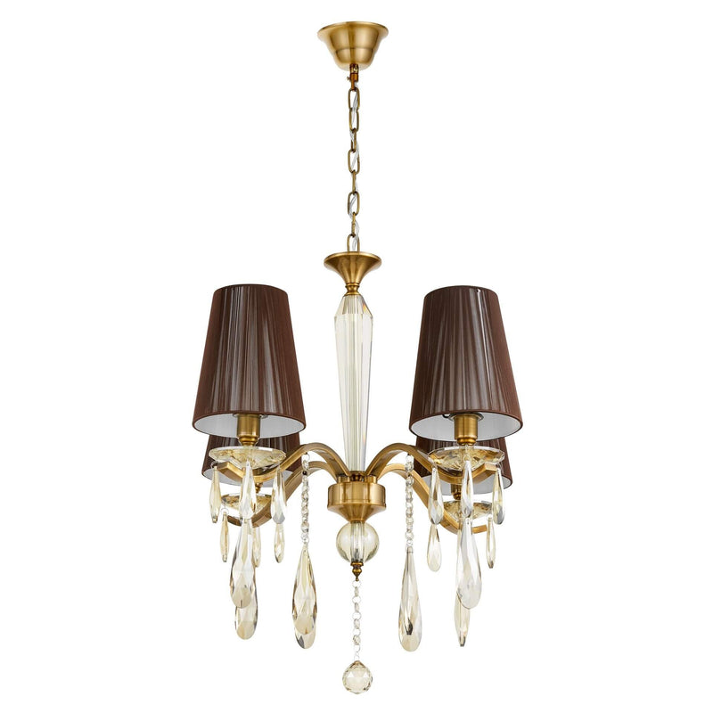 Lumina Deco Alessia 4L chandelier E27, D 50cm