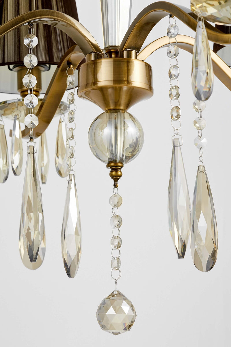 Lumina Deco Alessia 4L chandelier E27, D 50cm