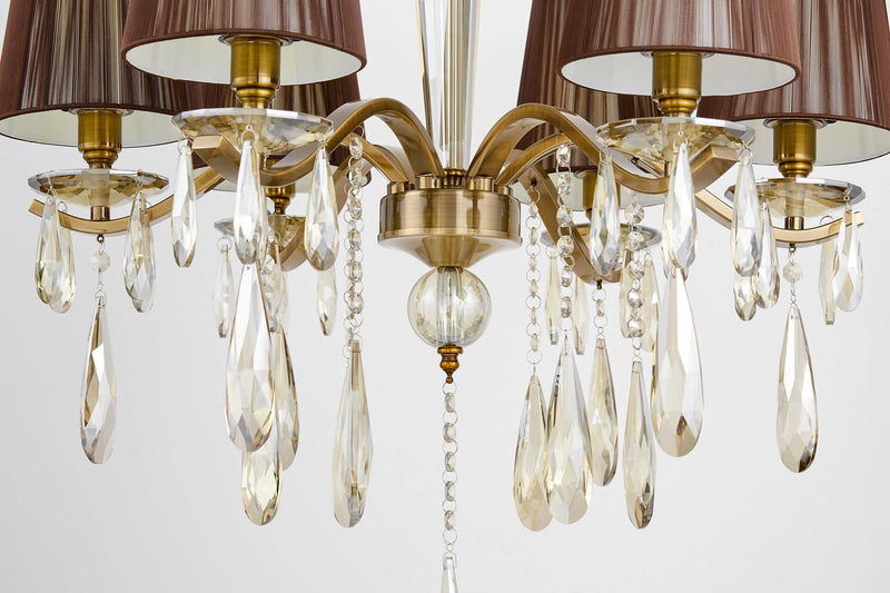 Lumina Deco Alessia 6L chandelier E14, D 66cm