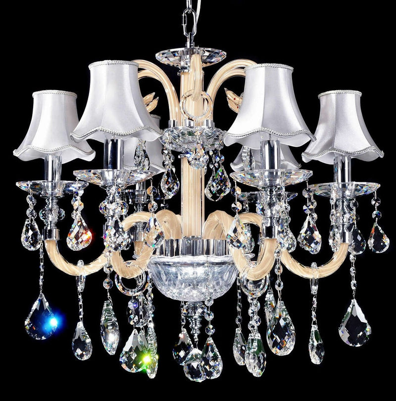 Lumina Deco Denica 6L chandelier E14, D 66cm