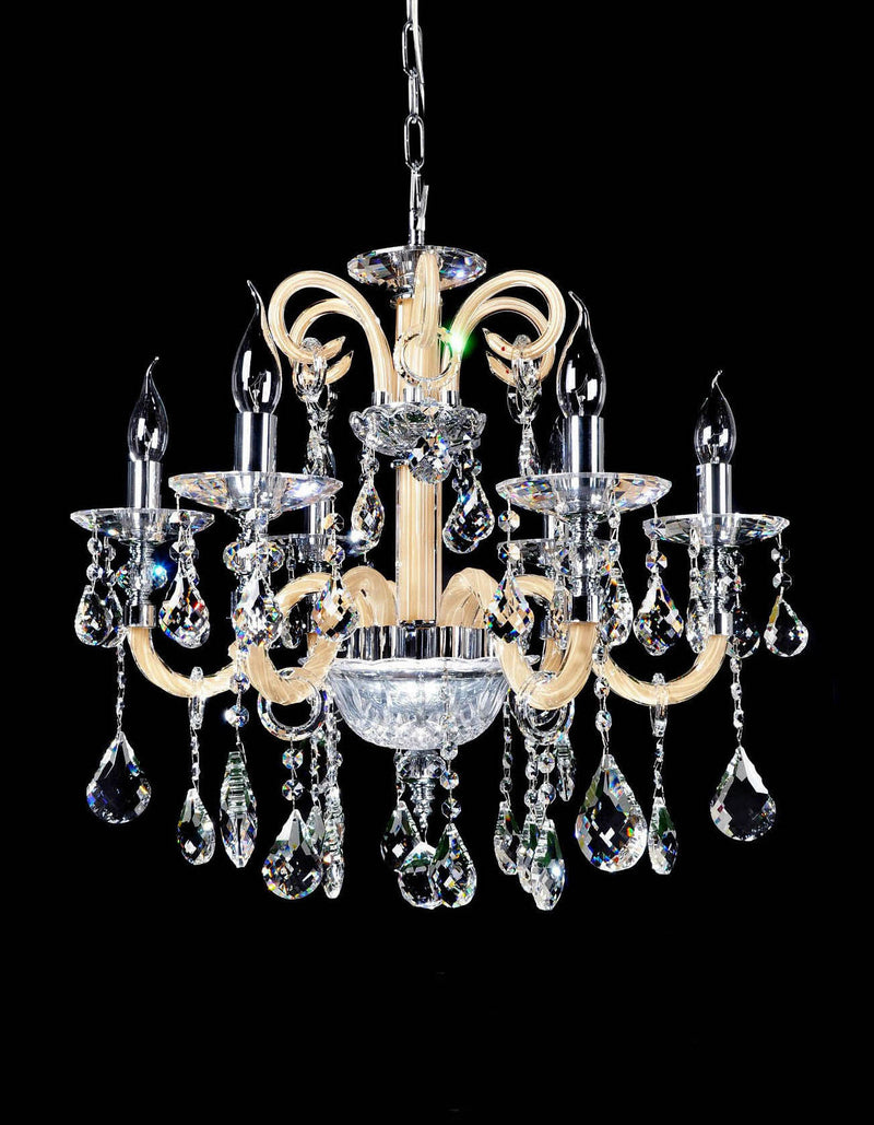 Lumina Deco Denica 6L chandelier E14, D 66cm