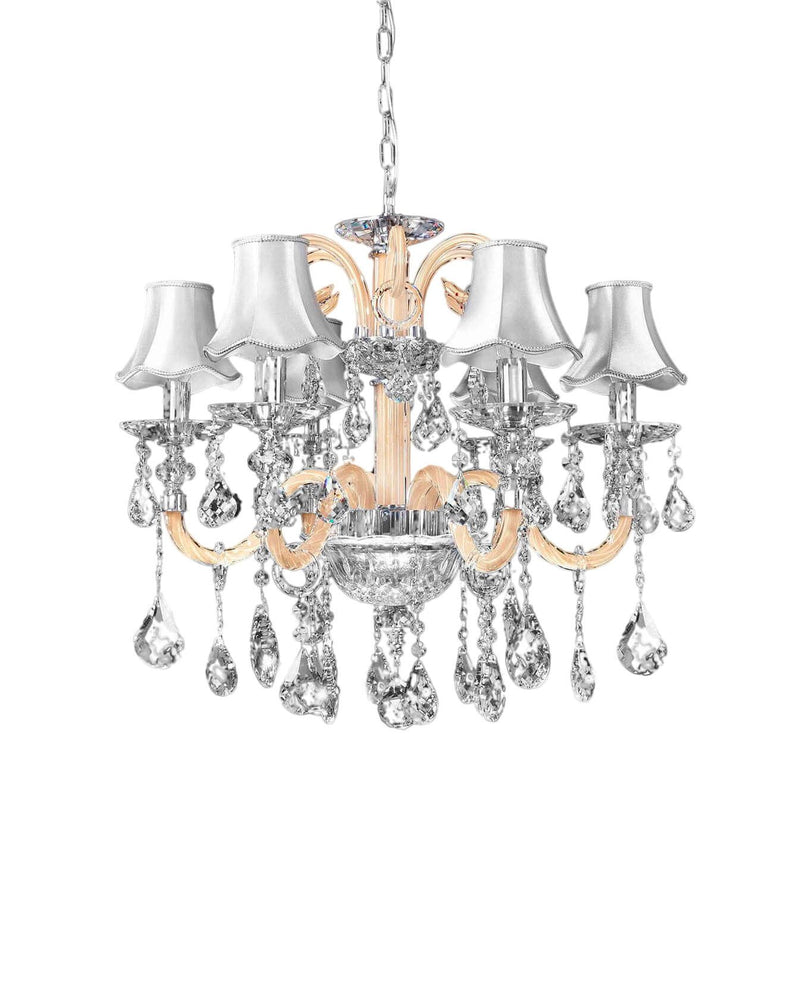 Lumina Deco Denica 6L chandelier E14, D 66cm