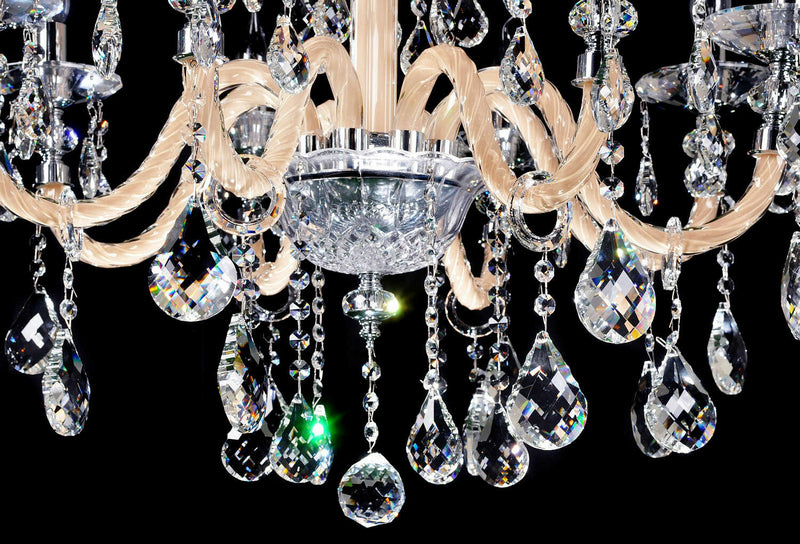 Lumina Deco Denica 8L chandelier E14, D 80cm