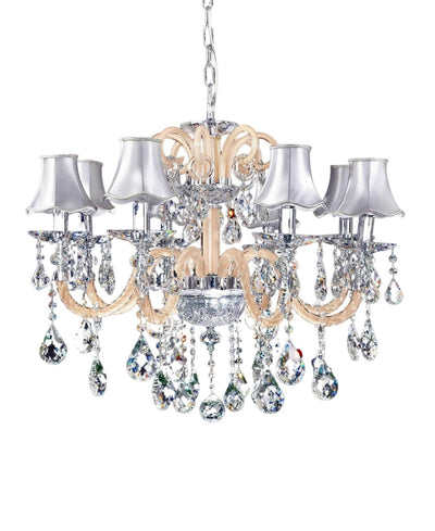 Lumina Deco Denica 8L chandelier E14, D 80cm