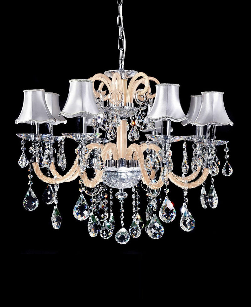 Lumina Deco Denica 8L chandelier E14, D 80cm