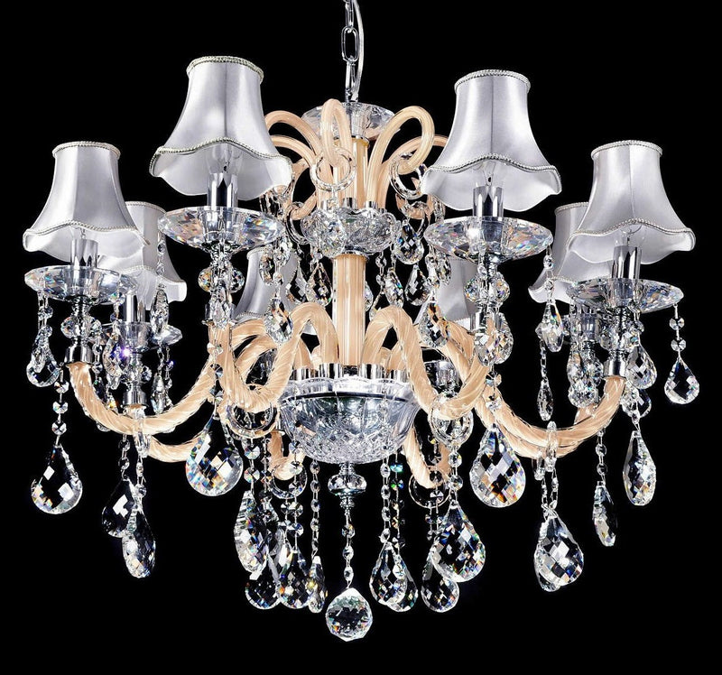 Lumina Deco Denica 8L chandelier E14, D 80cm