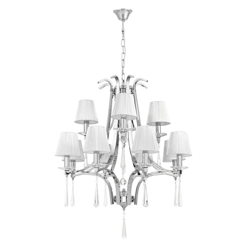 Lumina Deco Venisia 12L chandelier E14, D 80cm