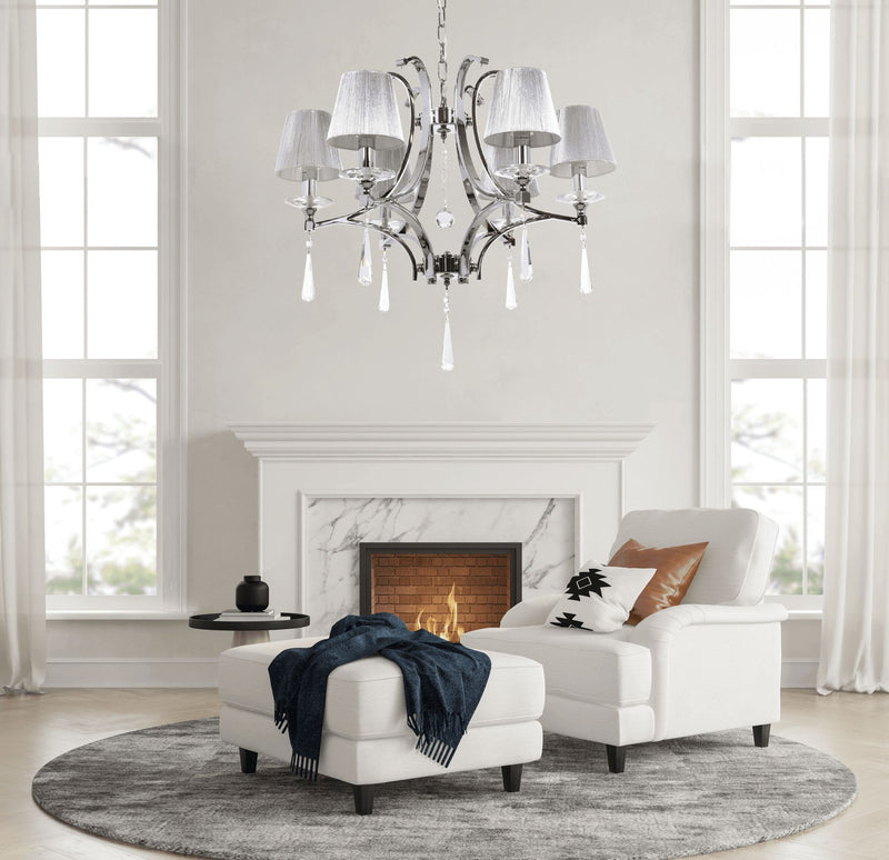 Lumina Deco Venisia 6L chandelier E14, D 68cm