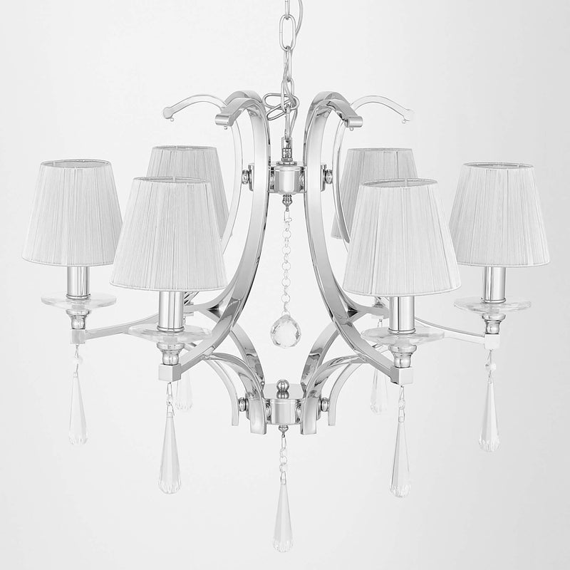 Lumina Deco Venisia 6L chandelier E14, D 68cm