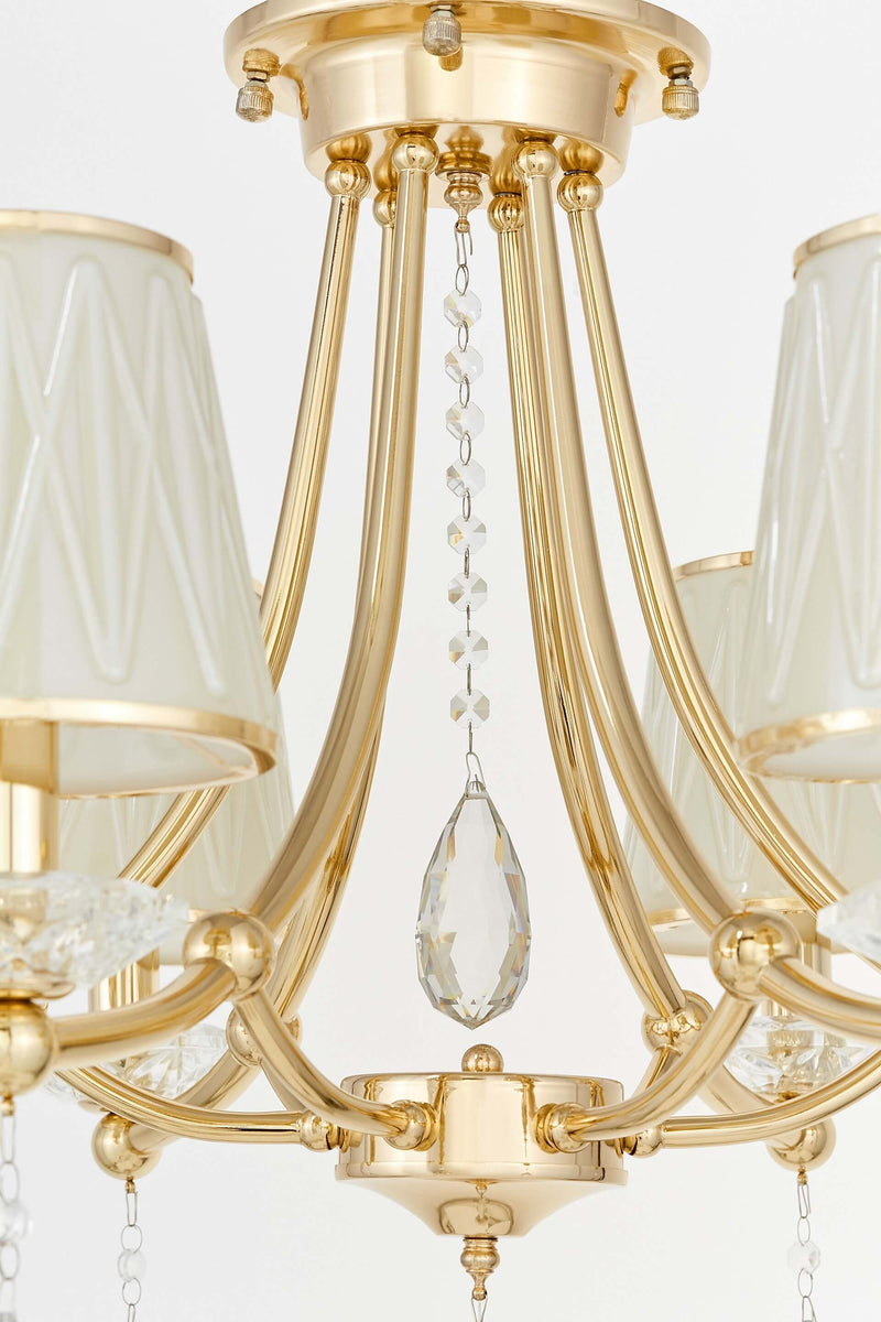 Lumina Deco Domini 6L chandelier E14, D 72cm