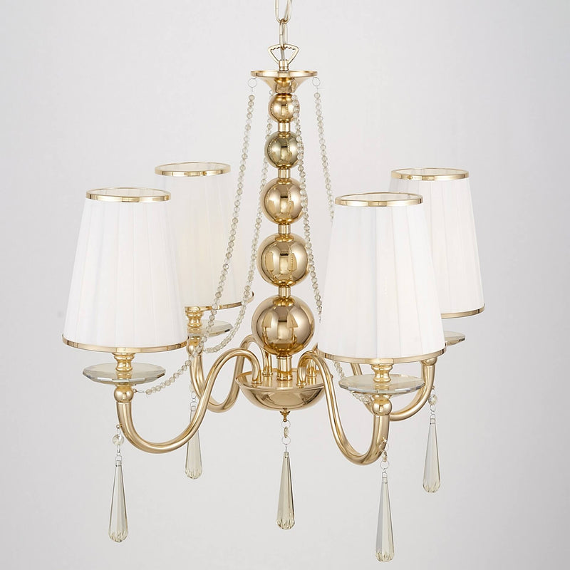 Lumina Deco Fabione 4L chandelier E14, D 58cm