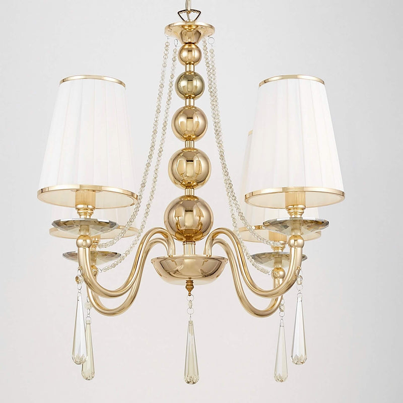 Lumina Deco Fabione 4L chandelier E14, D 58cm