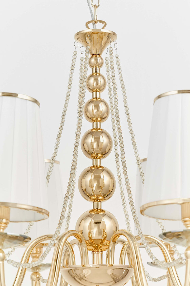 Lumina Deco Fabione 6L chandelier E14, D 70cm