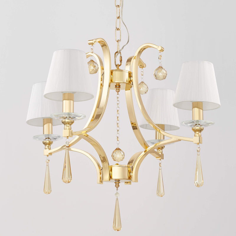 Lumina Deco Venisia 4L chandelier E14, D 55cm