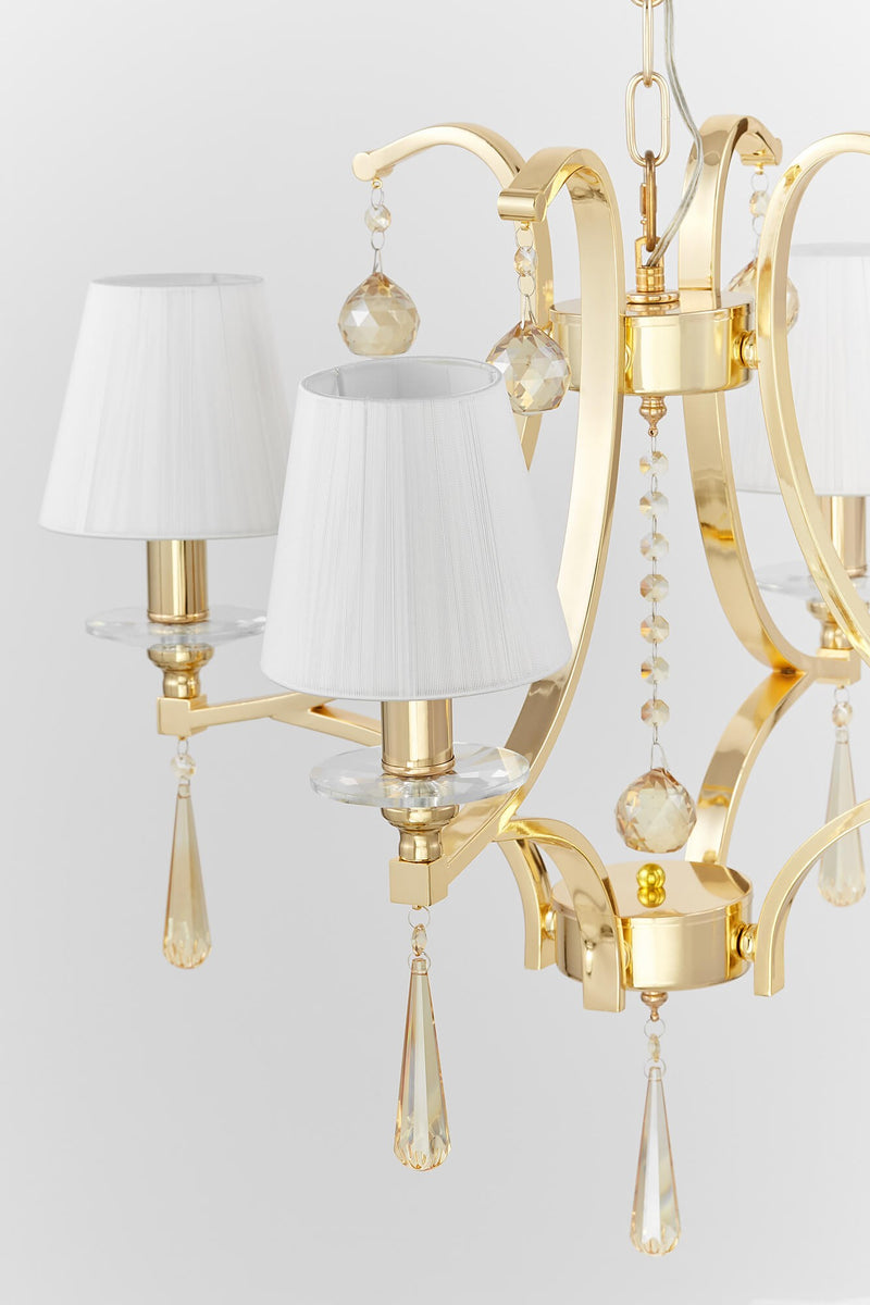 Lumina Deco Venisia 4L chandelier E14, D 55cm