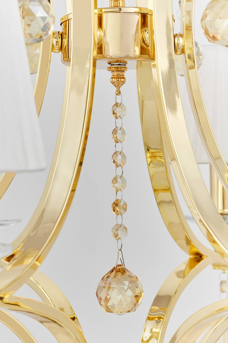 Lumina Deco Venisia 6L chandelier E14, D 68cm