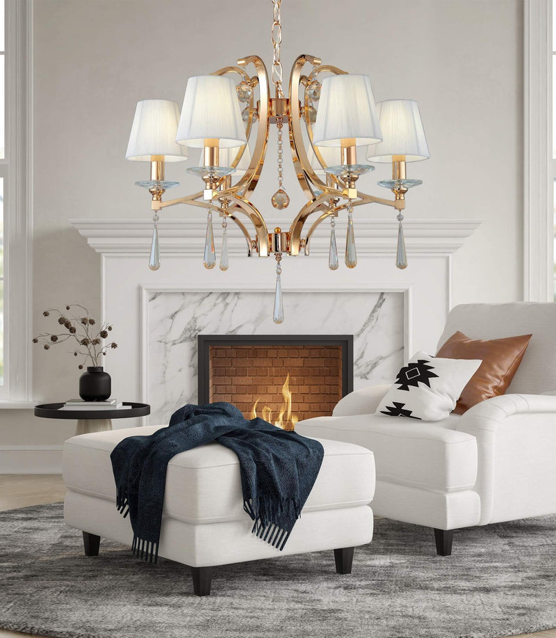 Lumina Deco Venisia 6L chandelier E14, D 68cm