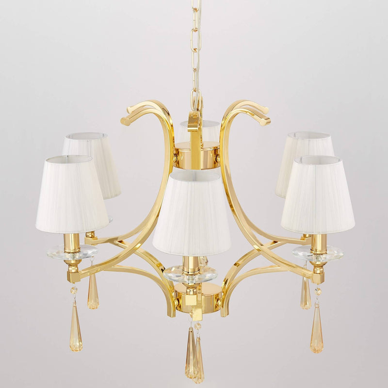 Lumina Deco Venisia 6L chandelier E14, D 68cm