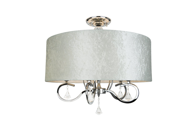 Maxlight Amsterdam 5L chandelier chrome D 60cm