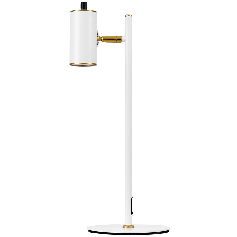 Lumina Deco Mira 1L reading table lamp E27, H 50cm