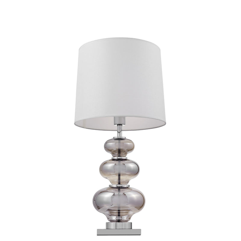 Lumina Deco Briston 1L table lamp E27, D 36cm