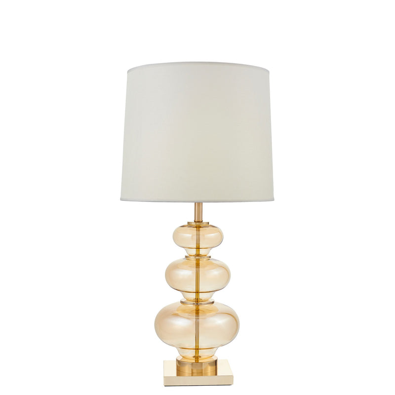 Lumina Deco Briston 1L table lamp E27, D 36cm