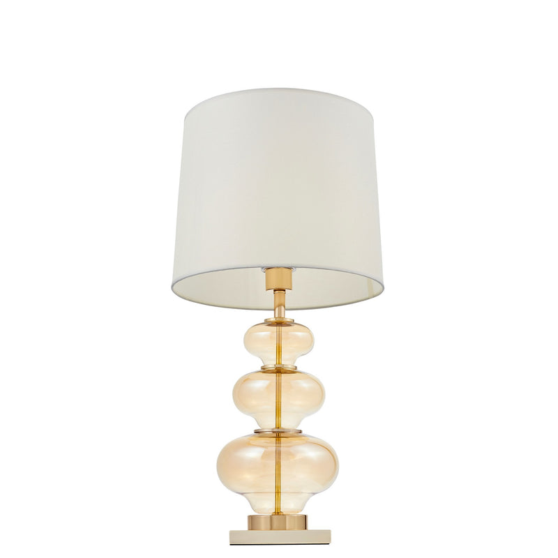 Lumina Deco Briston 1L table lamp E27, D 36cm