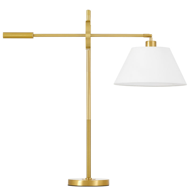 Lumina Deco Turin 1L reading table lamp E27, H 76cm