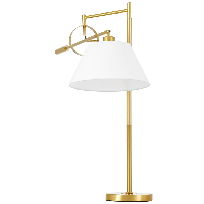 Lumina Deco Turin 1L reading table lamp E27, H 76cm