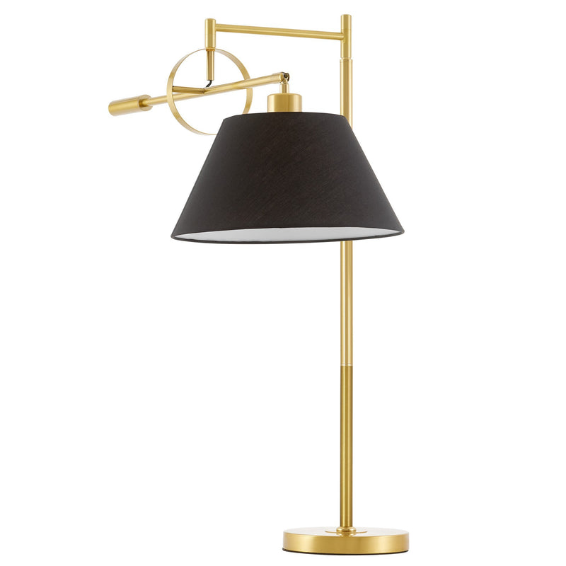 Lumina Deco Turin 1L reading table lamp E27, H 76cm