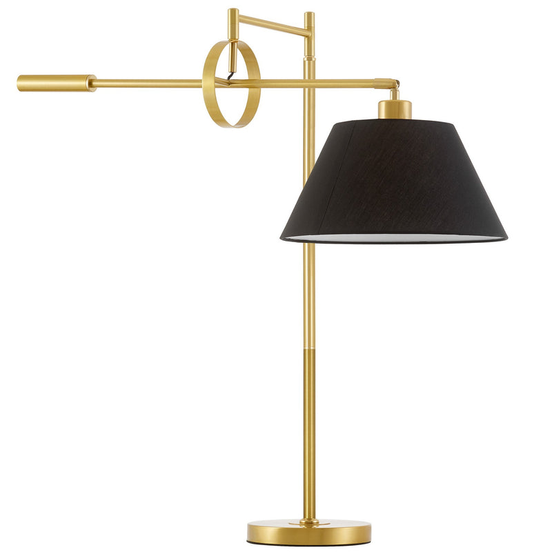 Lumina Deco Turin 1L reading table lamp E27, H 76cm