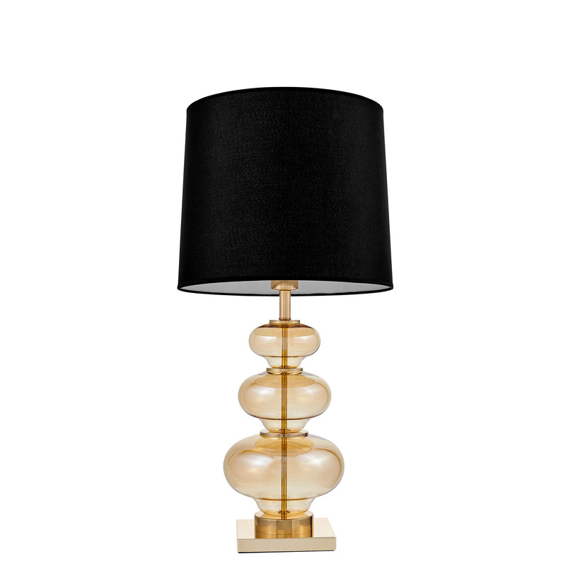 Lumina Deco Briston 1L table lamp E27, D 36cm