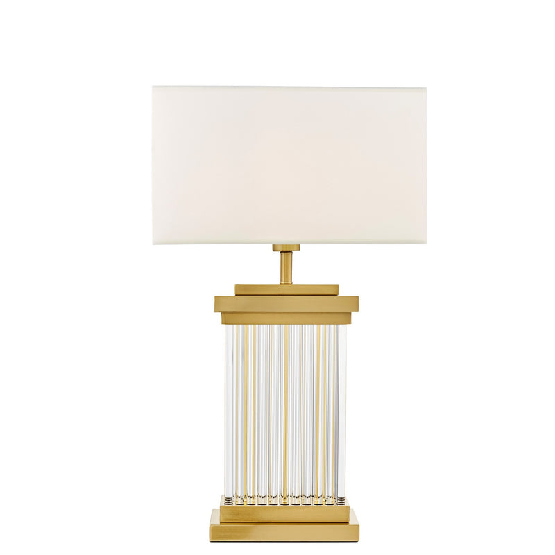 Lumina Deco Davos 1L table lamp E27, H 67cm