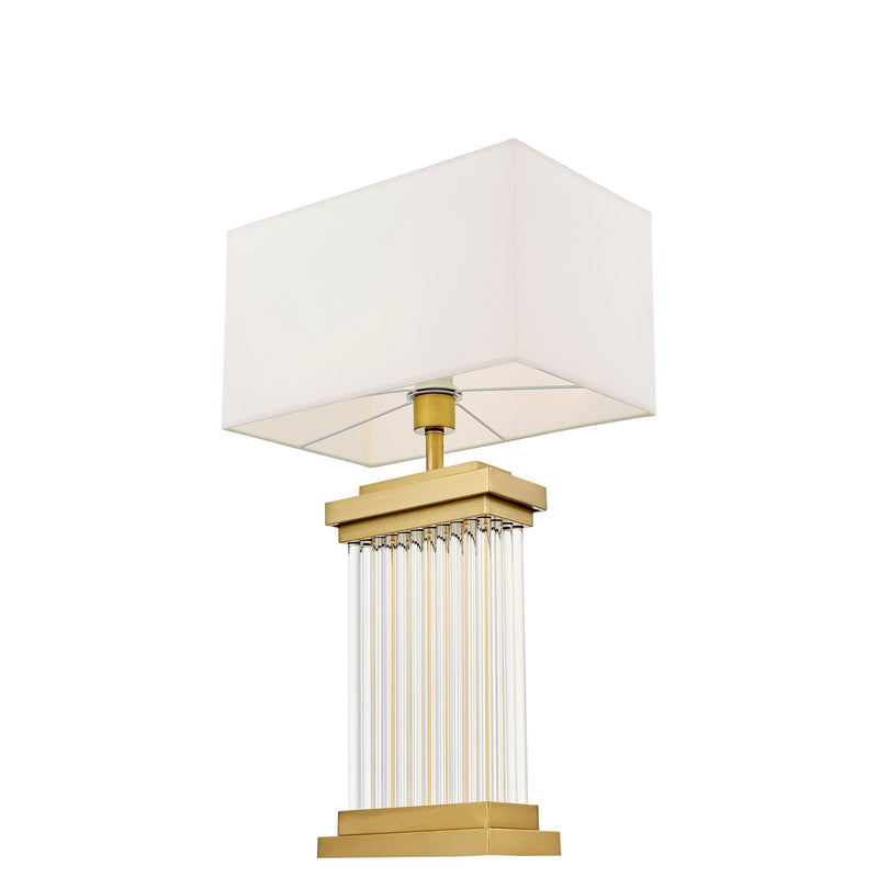 Lumina Deco Davos 1L table lamp E27, H 67cm