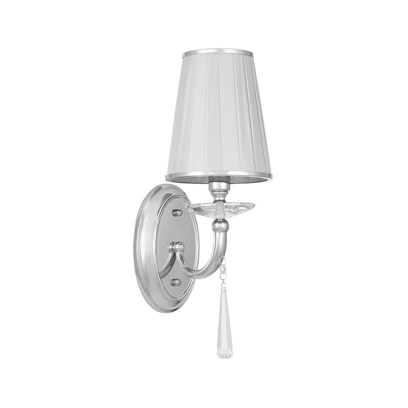 Lumina Deco Fabione 1L wall sconce lamp E14, H 40cm