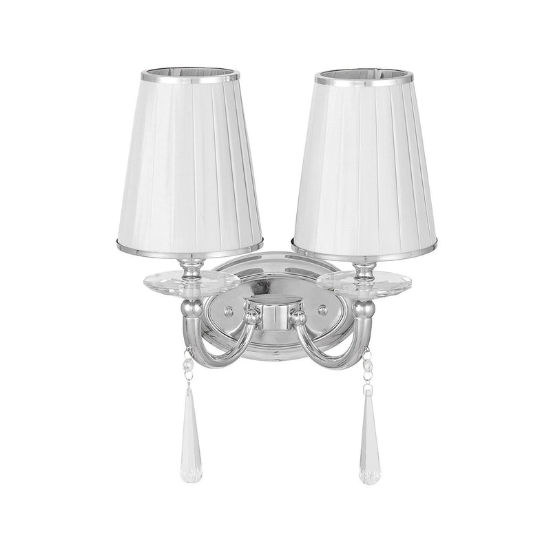 Lumina Deco Fabione 2L wall sconce lamp E14, H 40cm