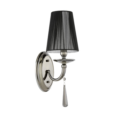 Lumina Deco Fabione 1L wall sconce lamp E14, H 40cm