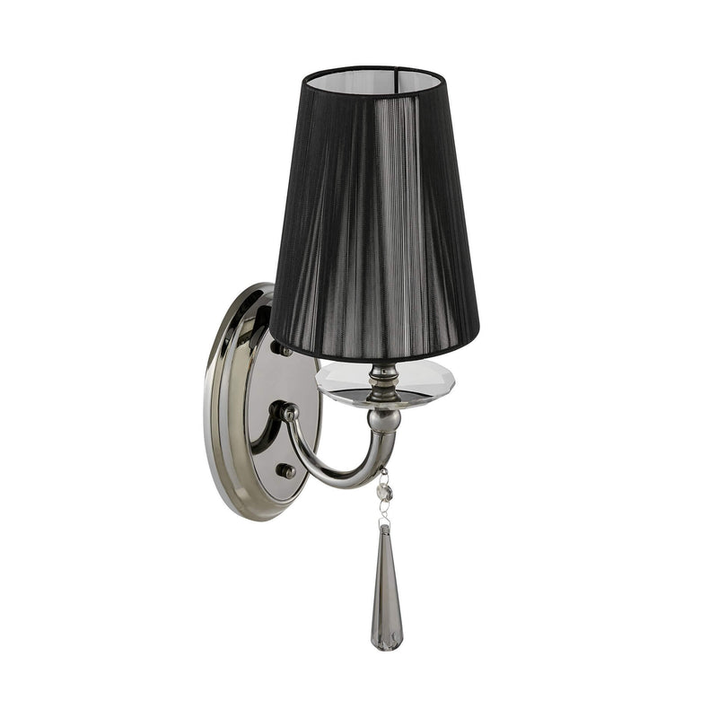 Lumina Deco Fabione 1L wall sconce lamp E14, H 40cm